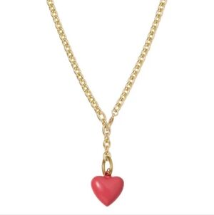 Roxanne Assulin The Mini Puffy Heart Charm Necklace